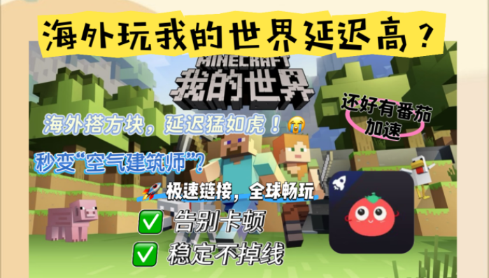 国外玩国内我的世界服务器怎么加速教程